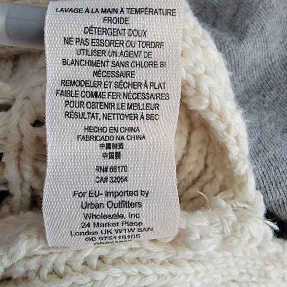 Free People Sz M/L Hideaway Cable Knit Sweater Top Longline OB652896 - Picture 12 of 15